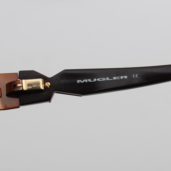 Thierry Mugler VTG Bronze Brown Metal Frame Prescription Sunglasses C2 51-17-130 - Picture 8 of 13